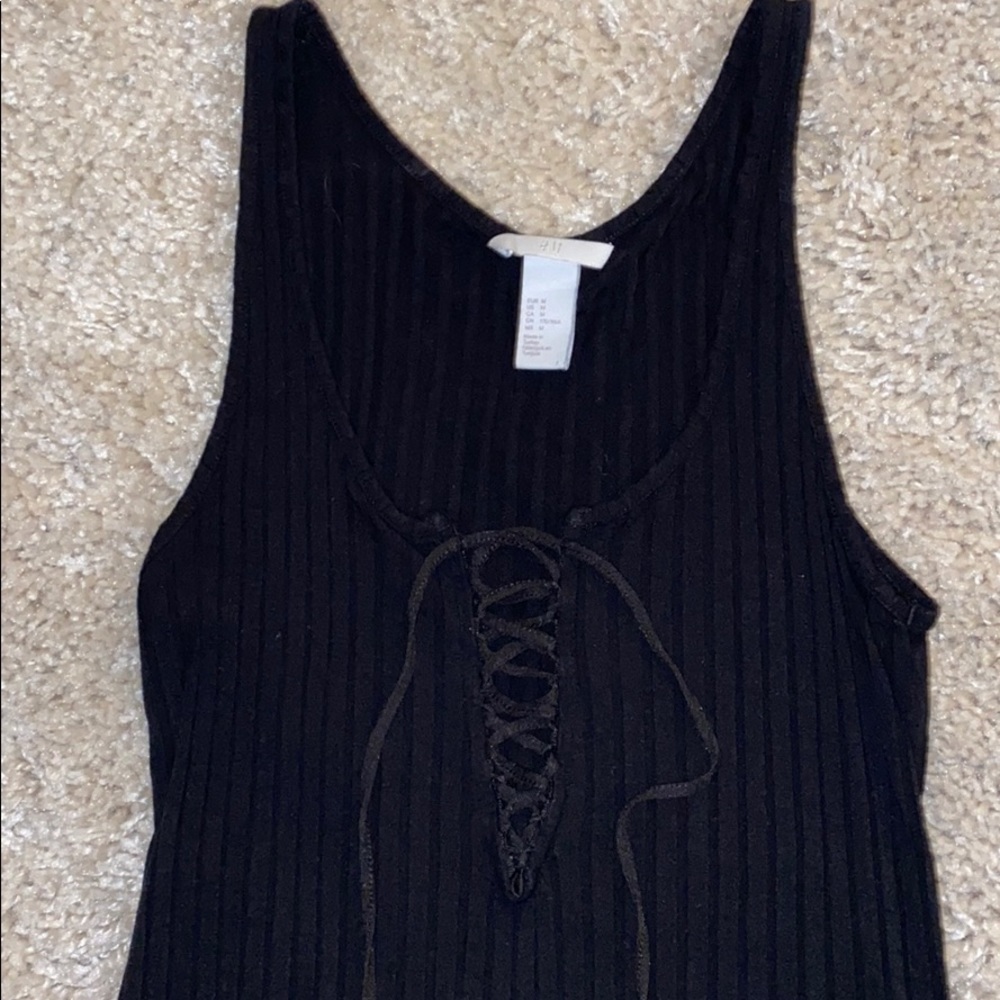 H&M Black Tank Top